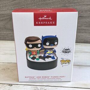 Hallmark Christmas Keepsake Ornament Batman and Robin Funko Pop 2023 NEW